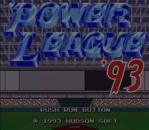 Image n° 1 - screenshots  : Power League '93